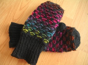 Both mitts finished